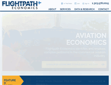 Tablet Screenshot of flight-economics.com